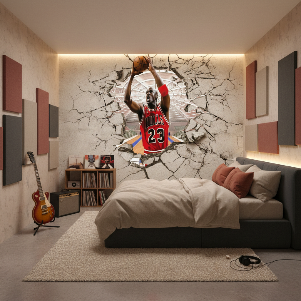 Mural Michael Jordan Wallpaper