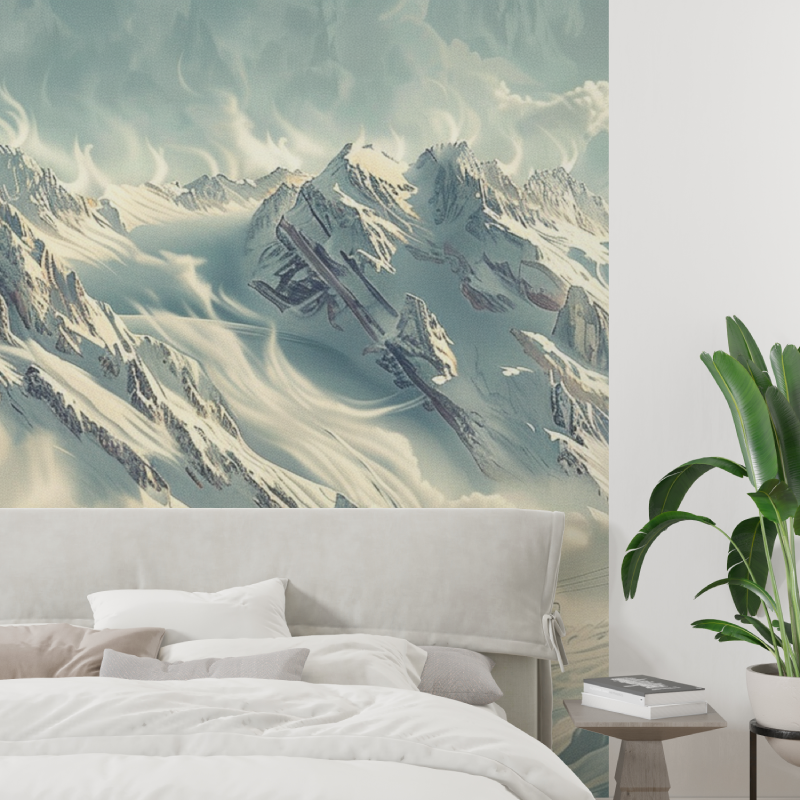 Large Rousses Solid Wallpaper | Murals Wallpaper