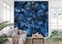 Non-Woven Blue Wallpaper | Murals Wallpaper