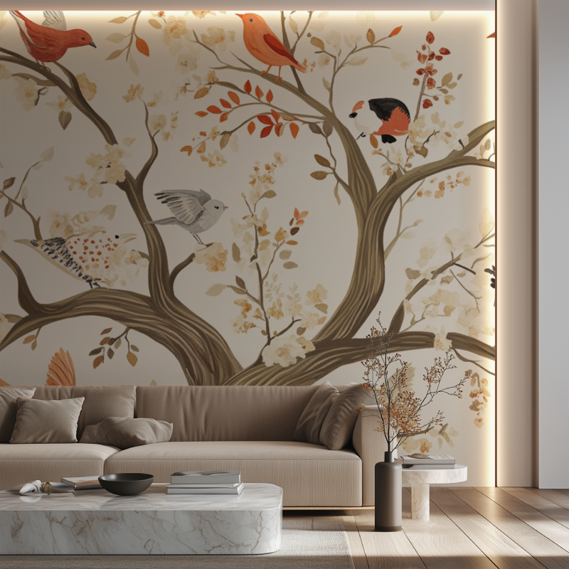 Animal Tree Wallpaper | Murals Wallpaper