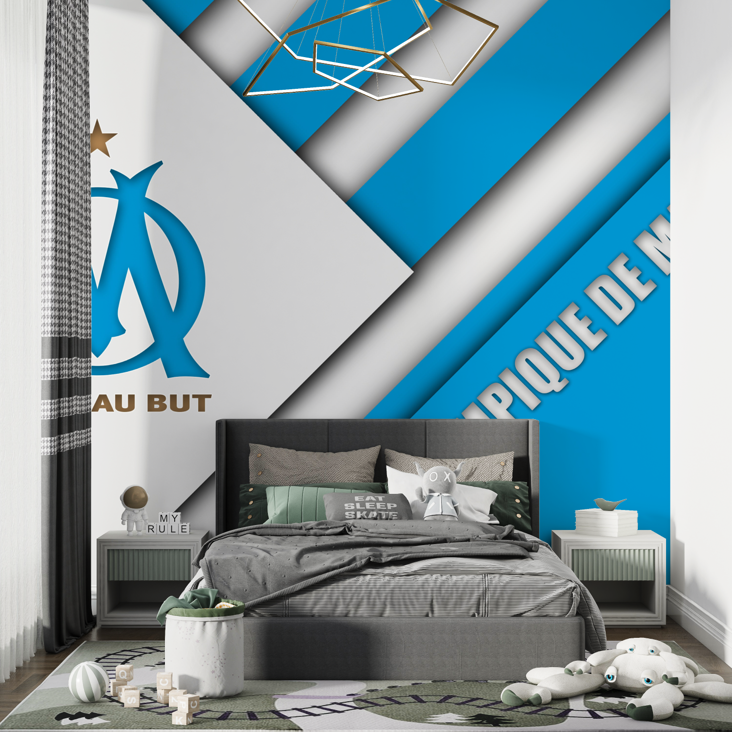 Papier-Fuß-Marseille droit au, aber Chambre de Garcon