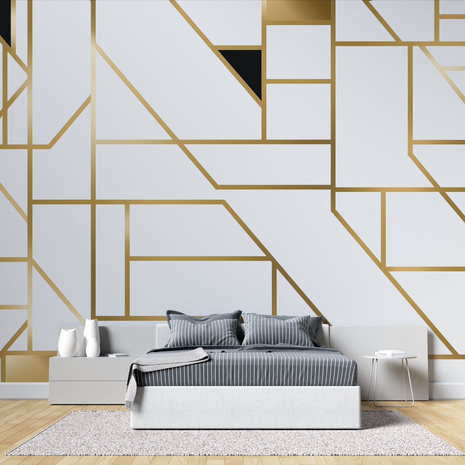 Gold Wallpaper Living Room | Murals Wallpaper