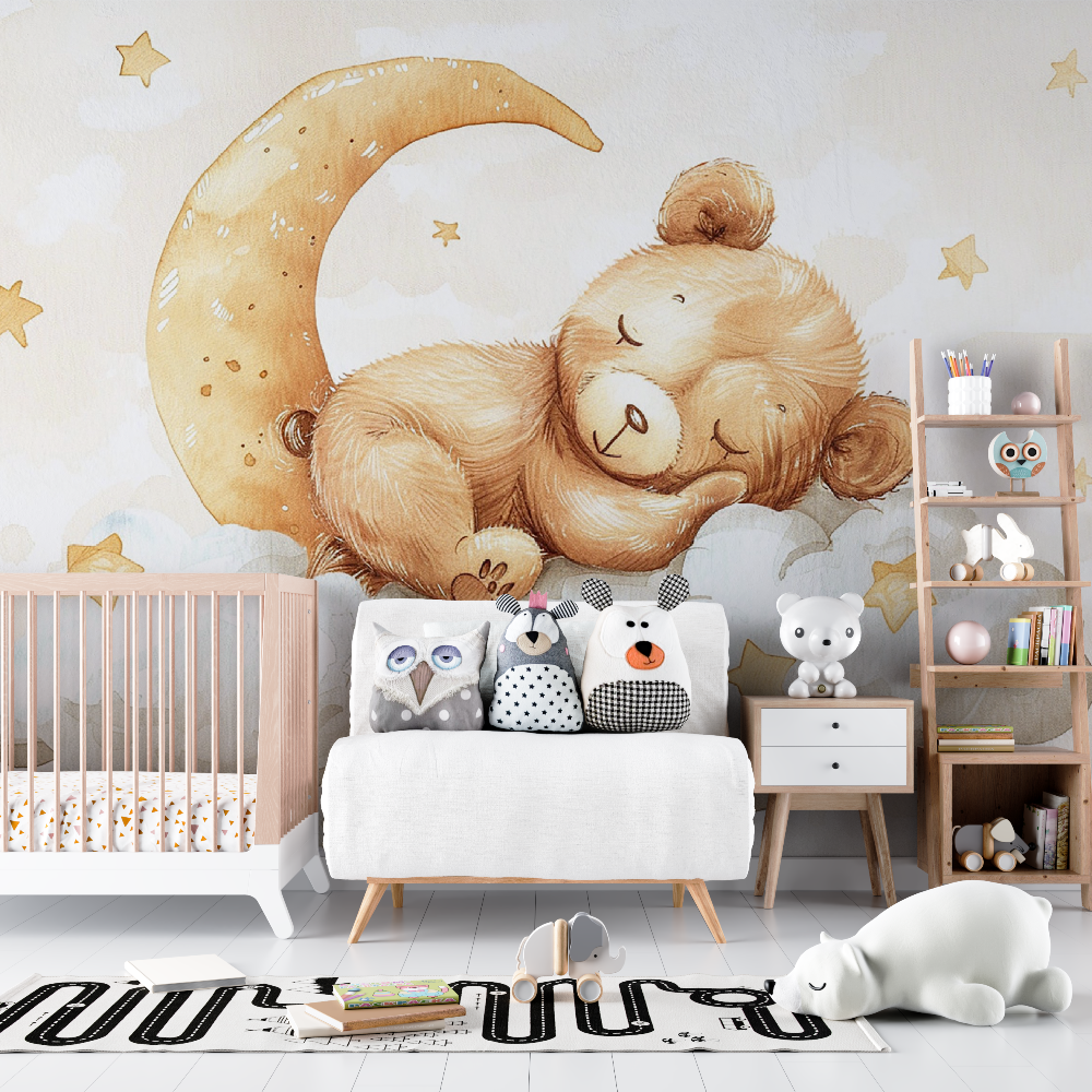 Tapeten-Zimmer für Baby Ourson – Baby Unisex