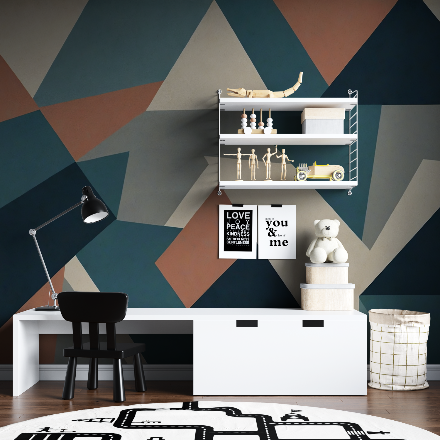 Teen Bedroom Design Wallpaper | Murals Wallpaper
