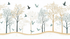 Tree and Bird Wallpaper | Murals Wallpaper