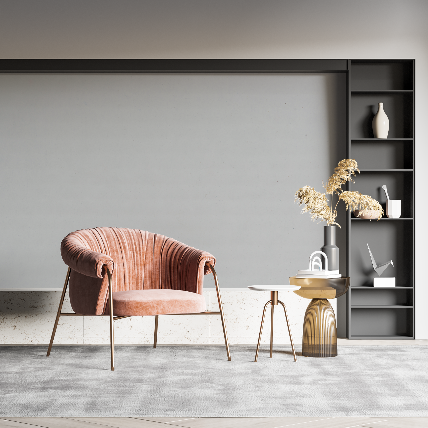 Pearl Gray Wallpaper | Murals Wallpaper