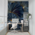 Art Deco Blue and Gold Wallpaper Design | Murals Wallpaper