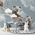 Koala Wallpaper in the Clarity of the Sky | Murals Wallpaper