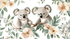 Koala Wallpaper in a Flower Field | Murals Wallpaper