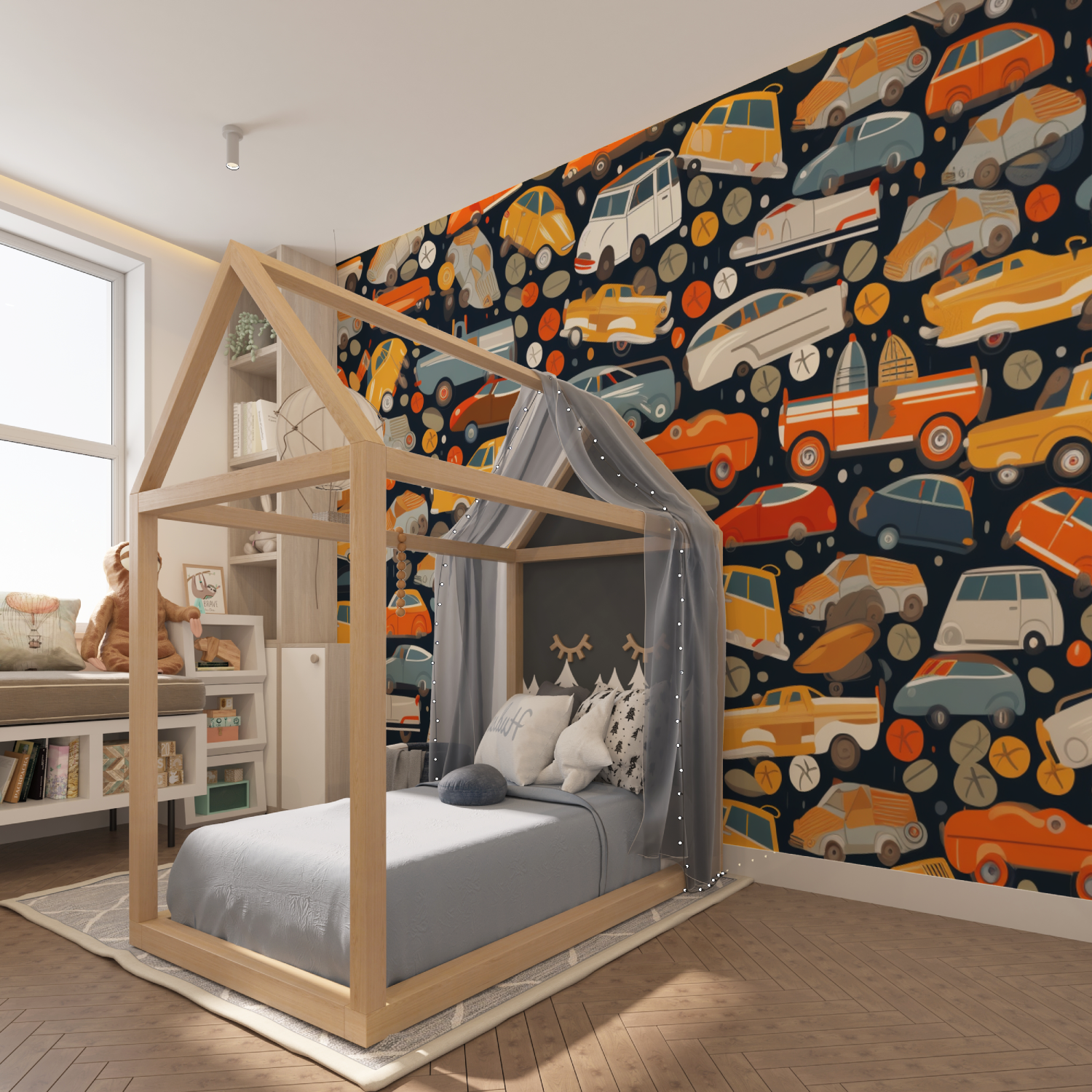 Car Pattern Wallpaper | Murals Wallpaper