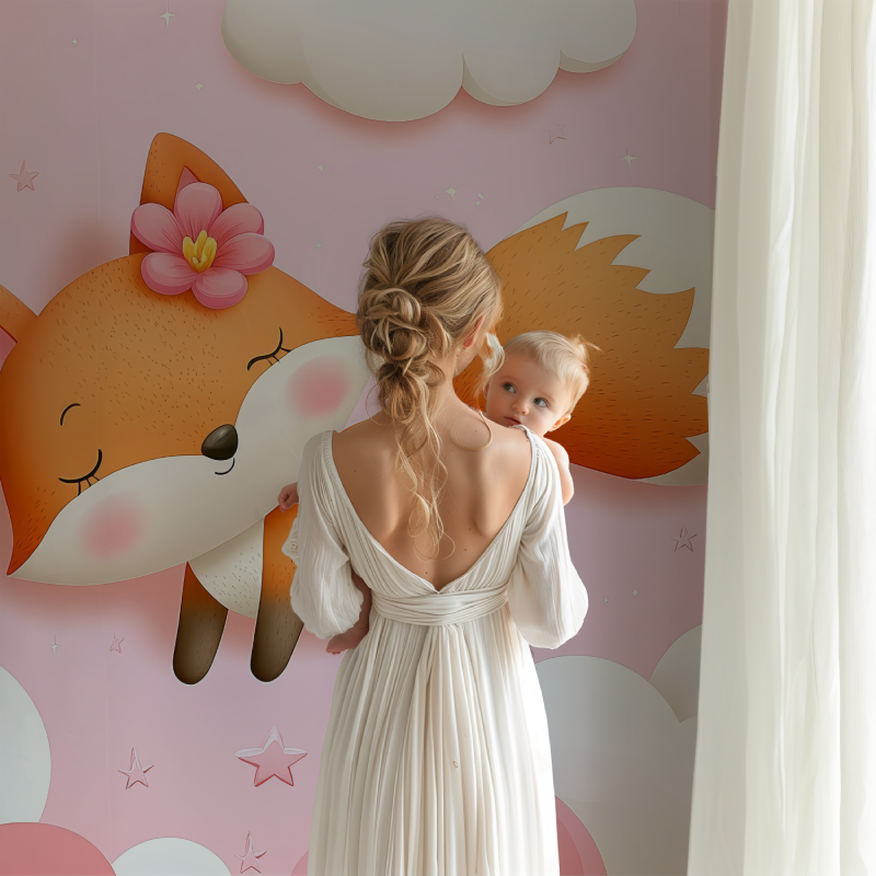 Fox Wallpaper Girls' Room | Murals Wallpaper