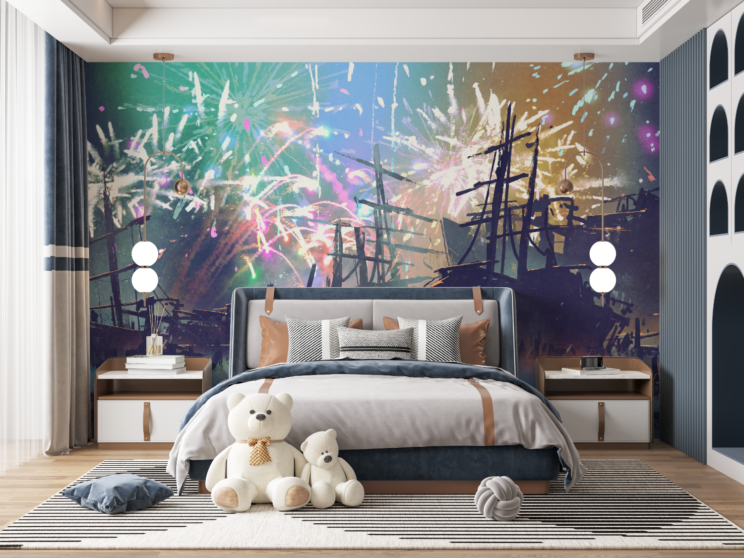Fireworks Wallpaper | Murals Wallpaper