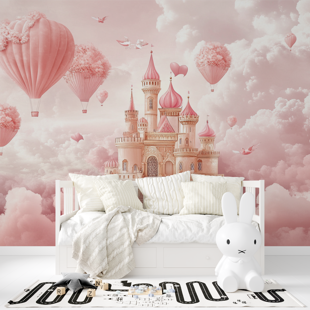 Tapeten Prinzessin Montgolf...s Chateau Tapisserie Fille