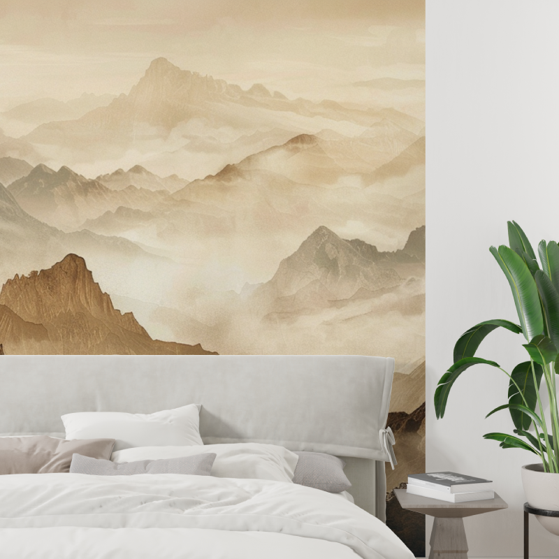 Terracotta Mountain Wallpaper | Murals Wallpaper