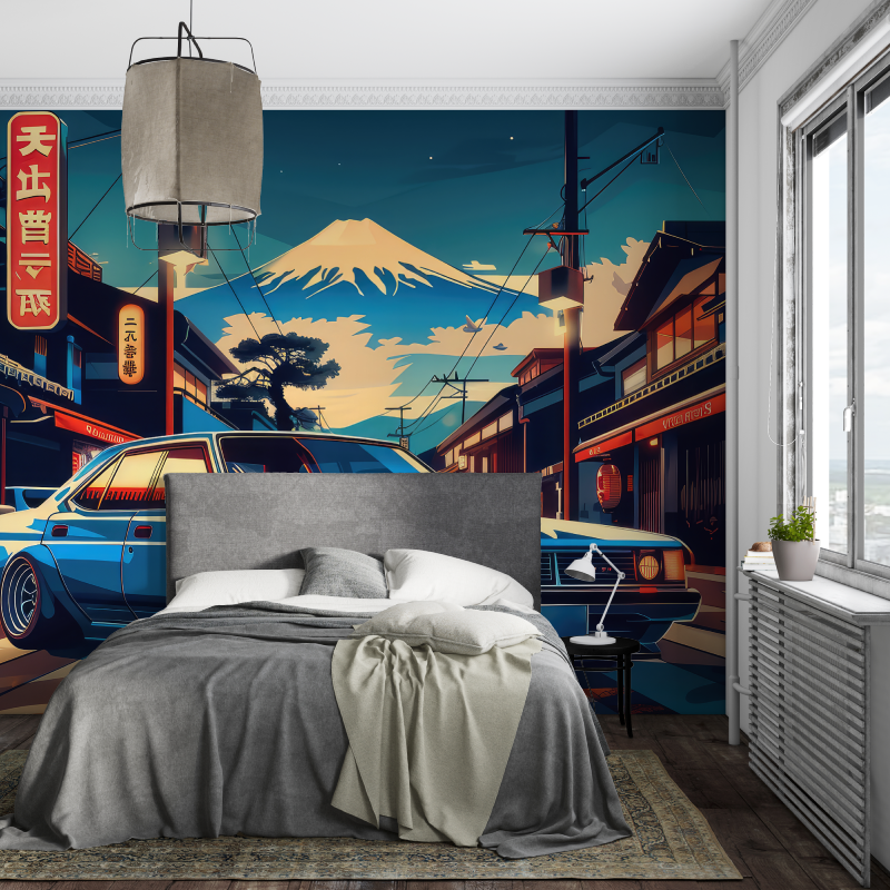 Anime Sports Car Wallpaper | Murals Wallpaper