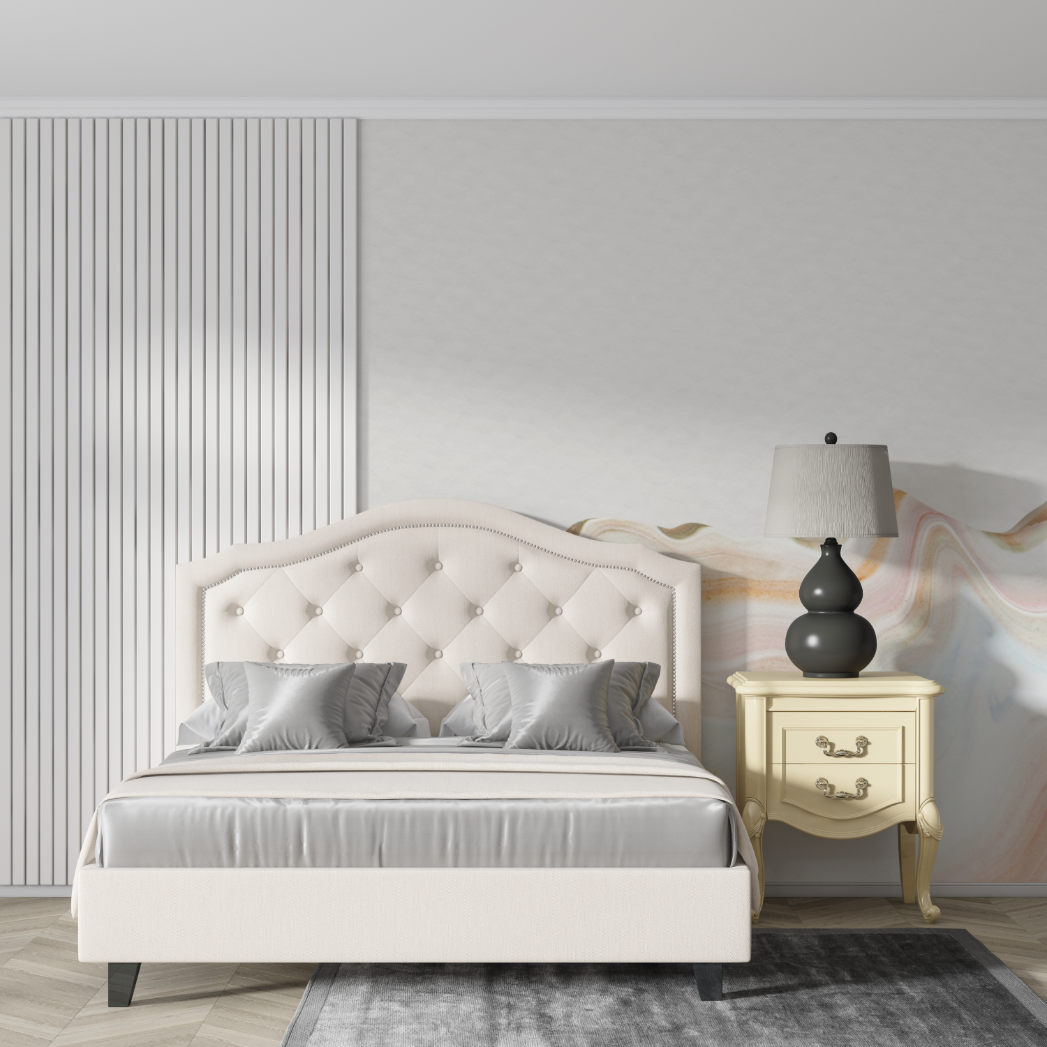 Watercolor Wallpaper for Bedroom | Murals Wallpaper