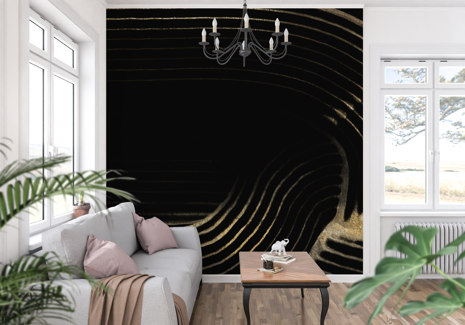 Gold Foil Wallpaper | Murals Wallpaper