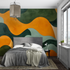 Orange Green Wallpaper | Murals Wallpaper