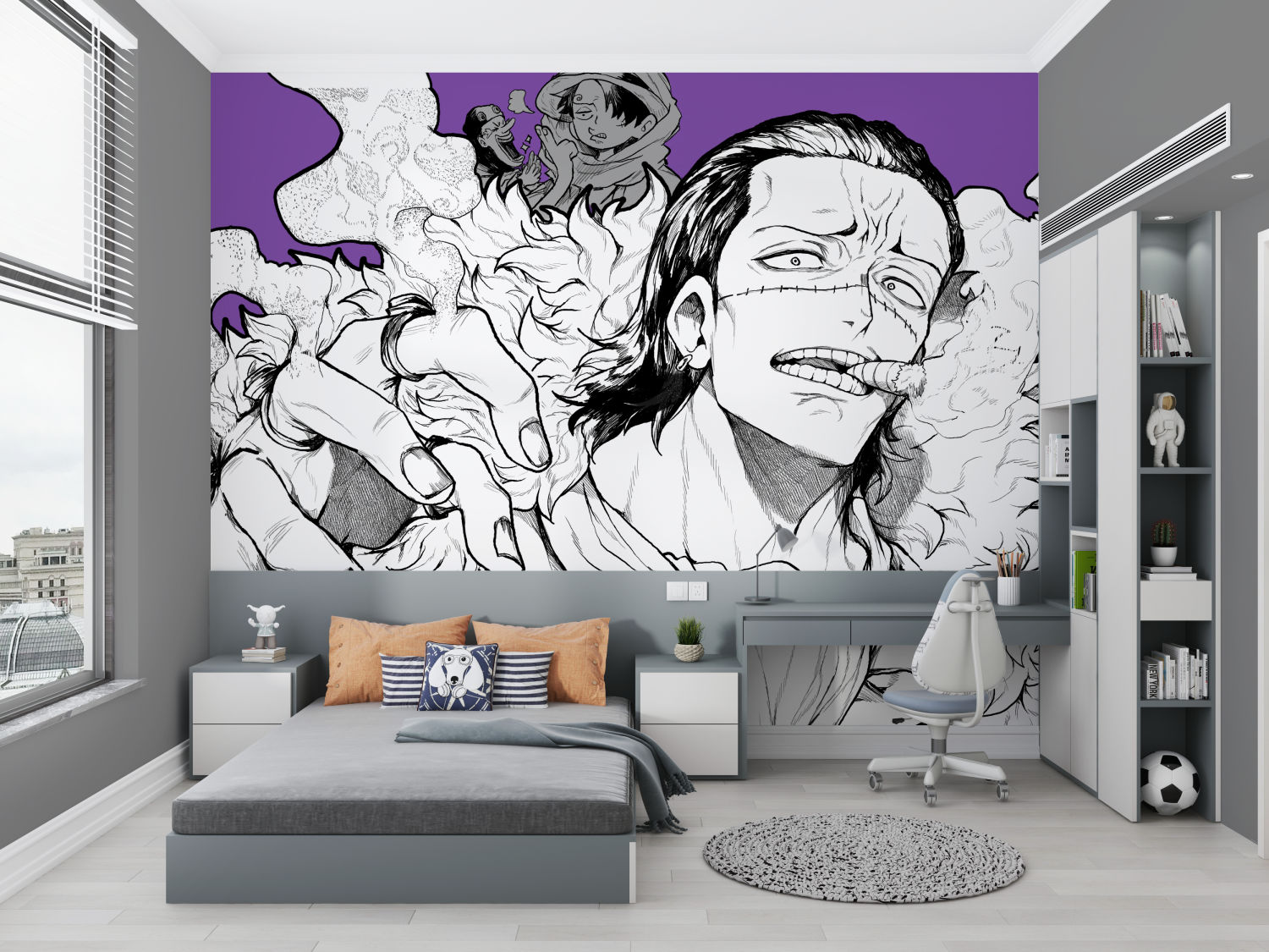 One Piece Crocodile Wallpaper.png | Murals Wallpaper