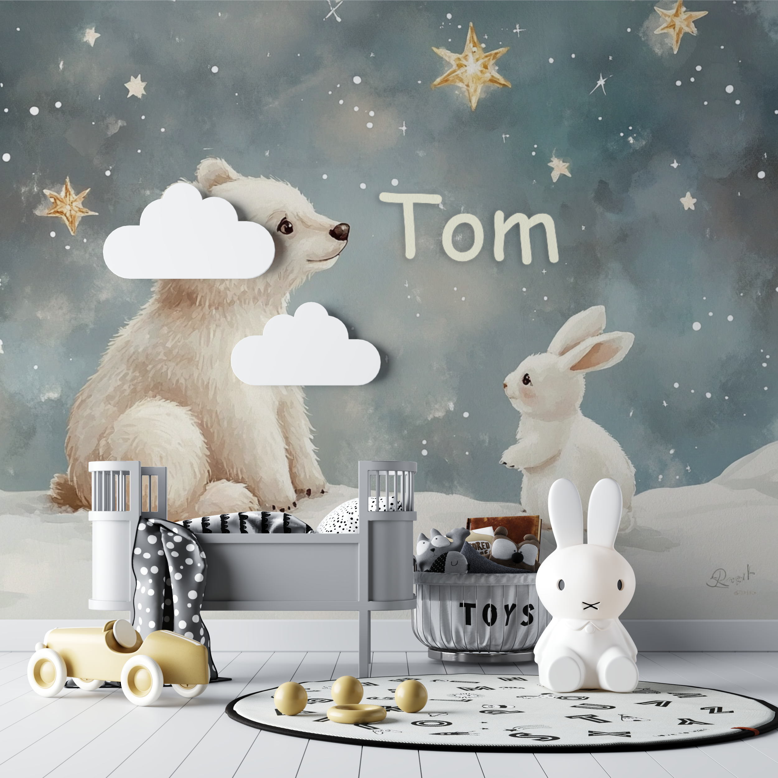 Bear Name Wallpaper | Murals Wallpaper
