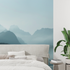 Custom Wallpaper Mountain Lake Mist | Murals Wallpaper