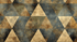 Vintage 3D Triangle Wallpaper | Murals Wallpaper
