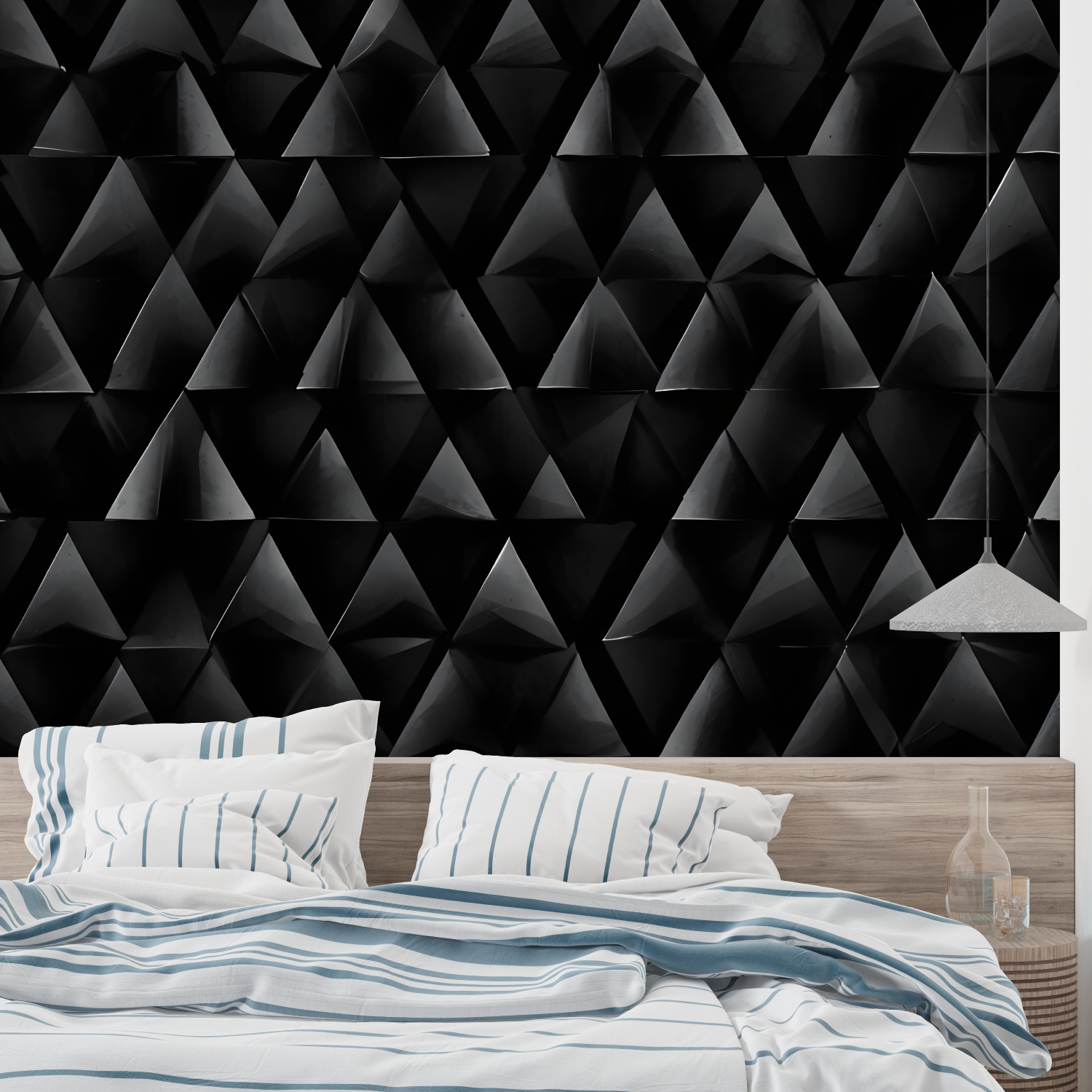 Black Triangle Wallpaper | Murals Wallpaper