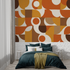 70s Orange Wallpaper | Murals Wallpaper