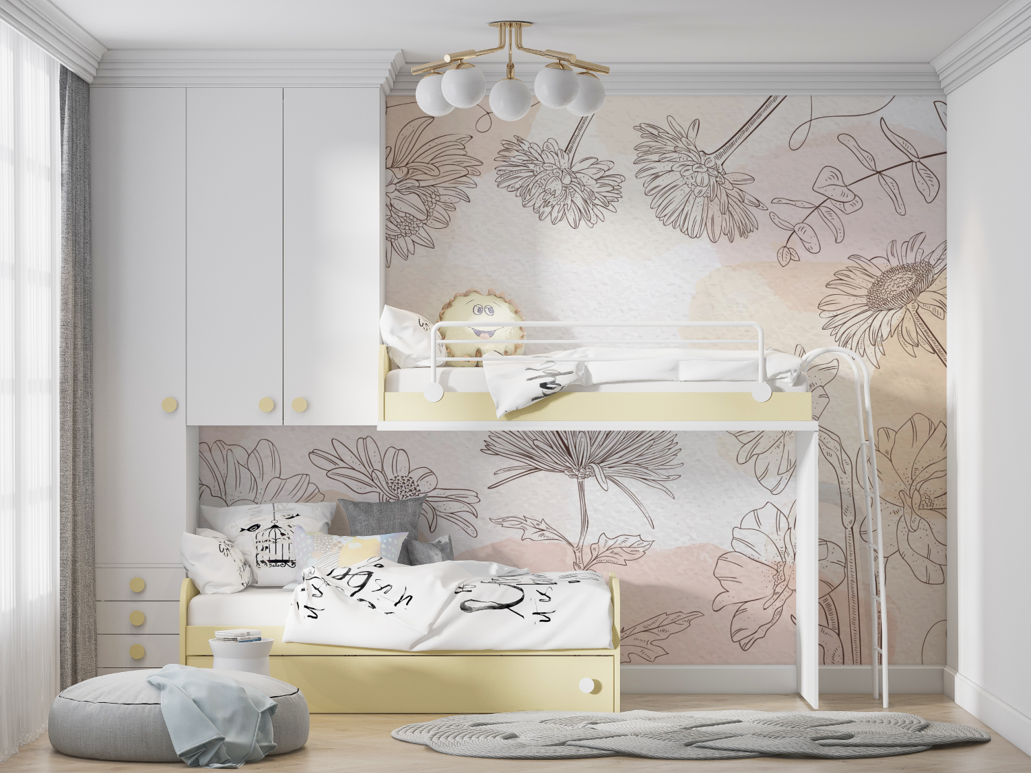 Kids Flower Wallpaper | Murals Wallpaper