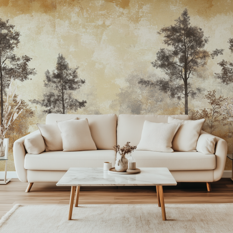 Mustard Tree Wallpaper | Murals Wallpaper