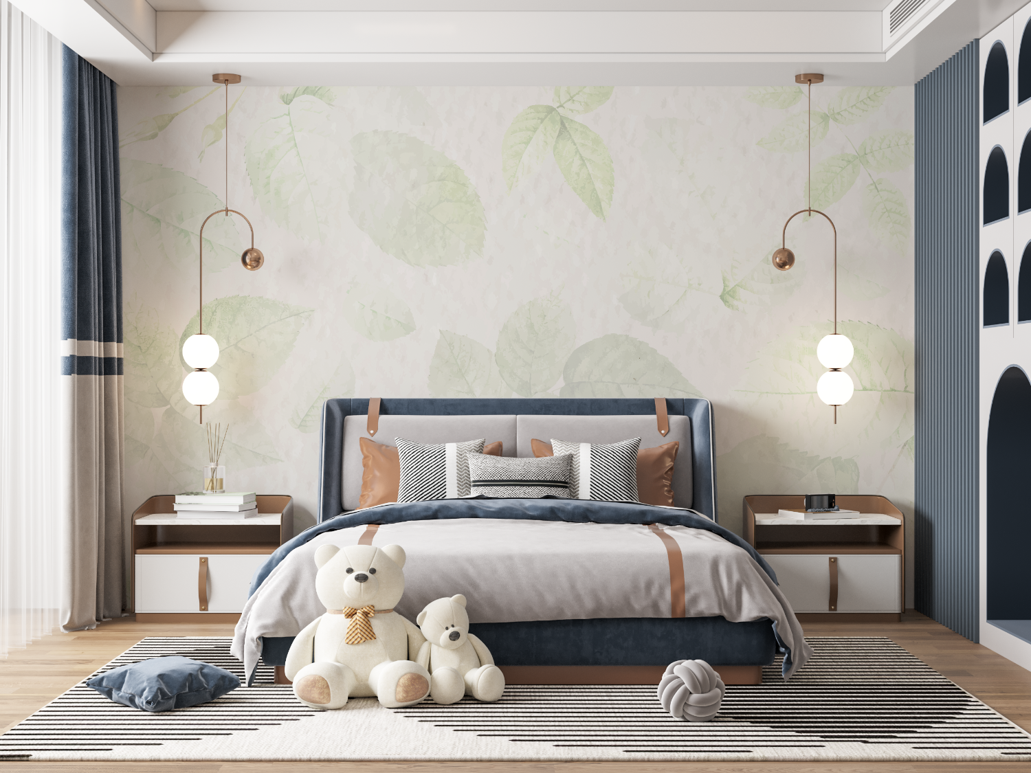 Kids Leaf Wallpaper | Murals Wallpaper