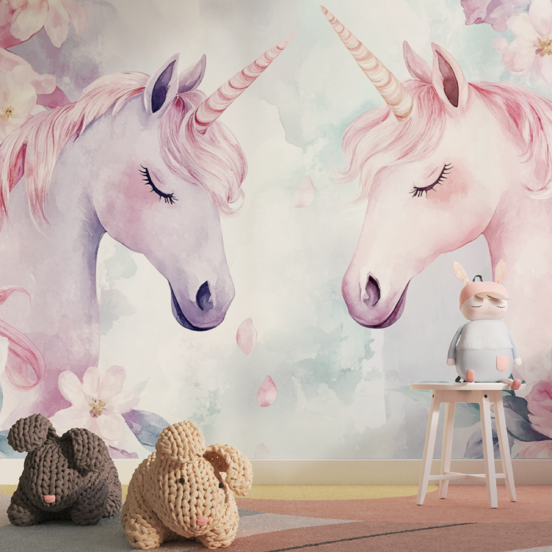 Papier-Tapisserie-Einhorn-Duo-Tapisserie für Mädchen