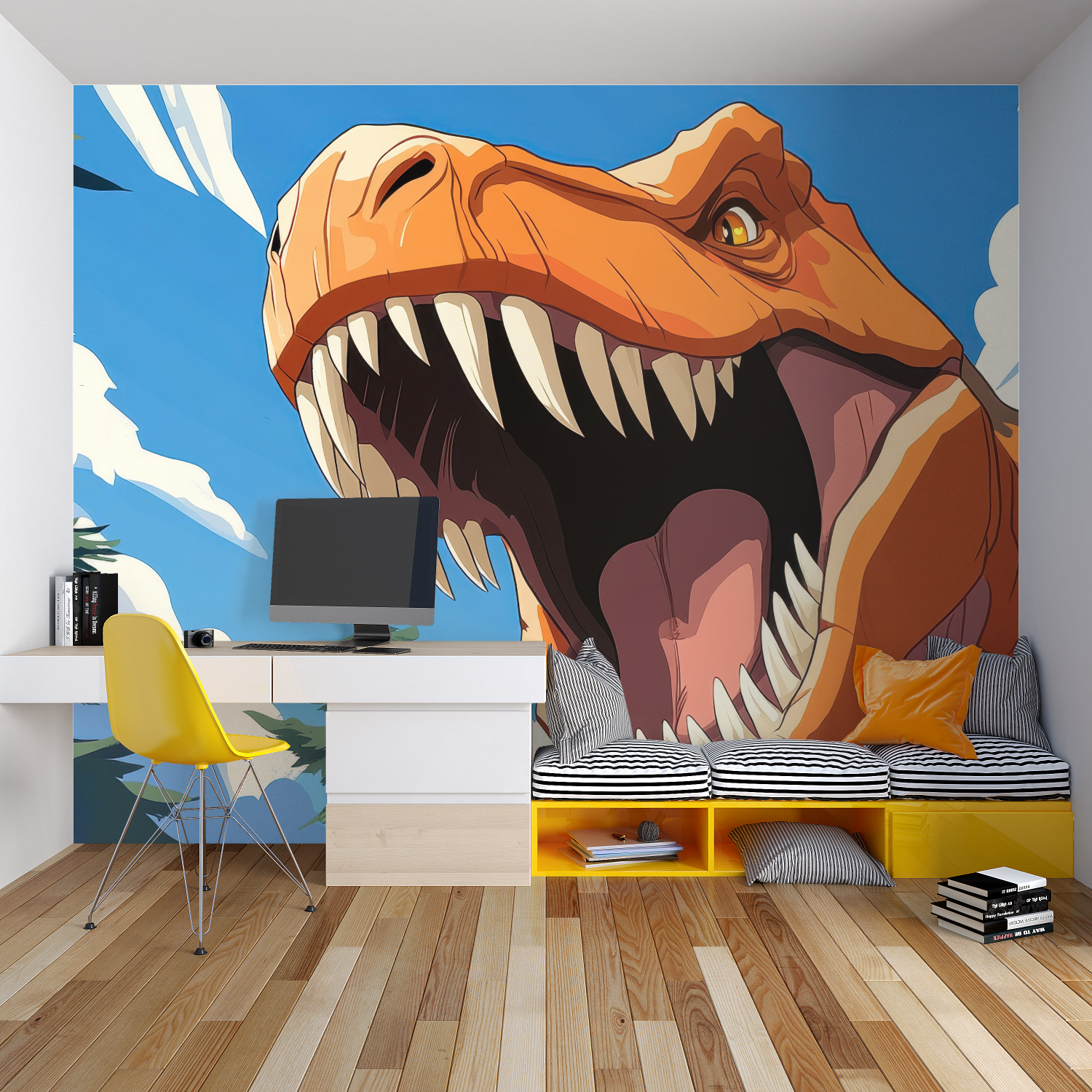 Dinosaur Wallpaper Boy's Room | Murals Wallpaper