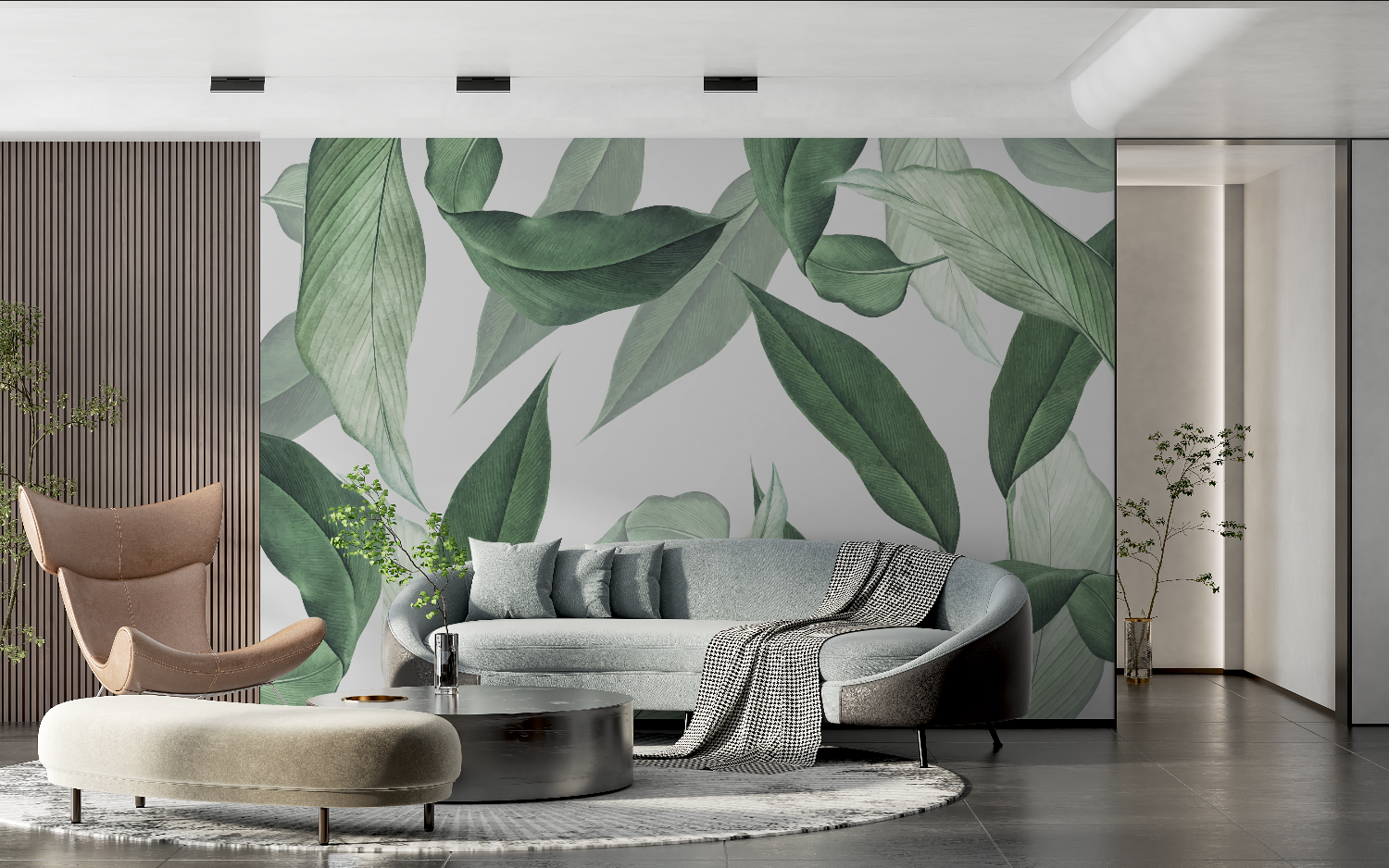 Leaf Green Wallpaper | Murals Wallpaper