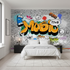 Mural Custom Graffiti Wallpaper
