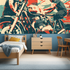 Motorcycle Graffiti Wallpaper | Murals Wallpaper