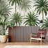 Green and White Jungle Mural Wallpaper | Murals Wallpaper