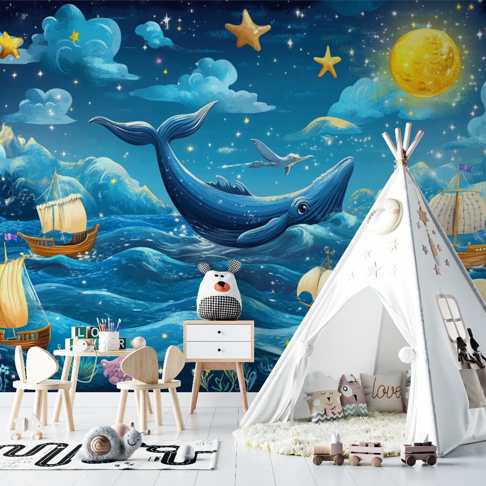 Dreamy Ocean Bedroom Marine Wallpaper | Murals Wallpaper