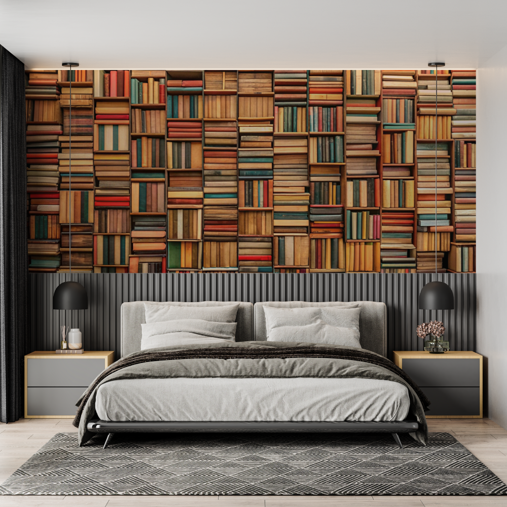 Library Wallpaper Trompe L'Oeil | Murals Wallpaper
