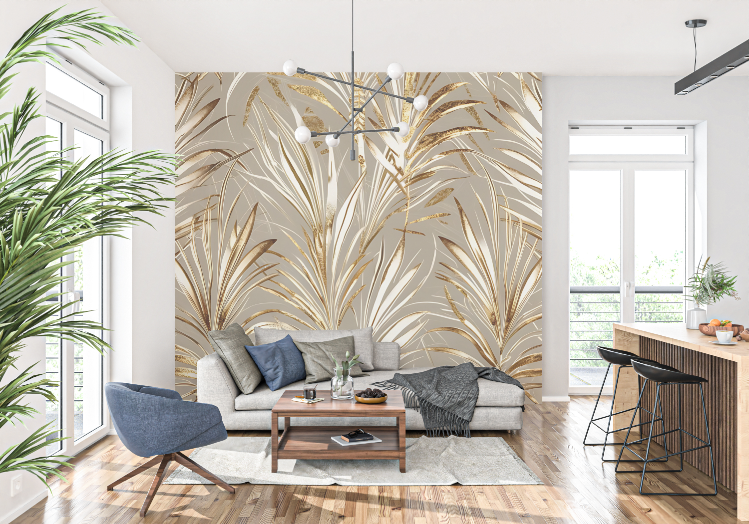 Gold Wallpaper | Murals Wallpaper