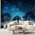 Tree and Star Wallpaper | Murals Wallpaper