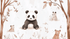 Panda and Forest Animals Wallpaper | Murals Wallpaper