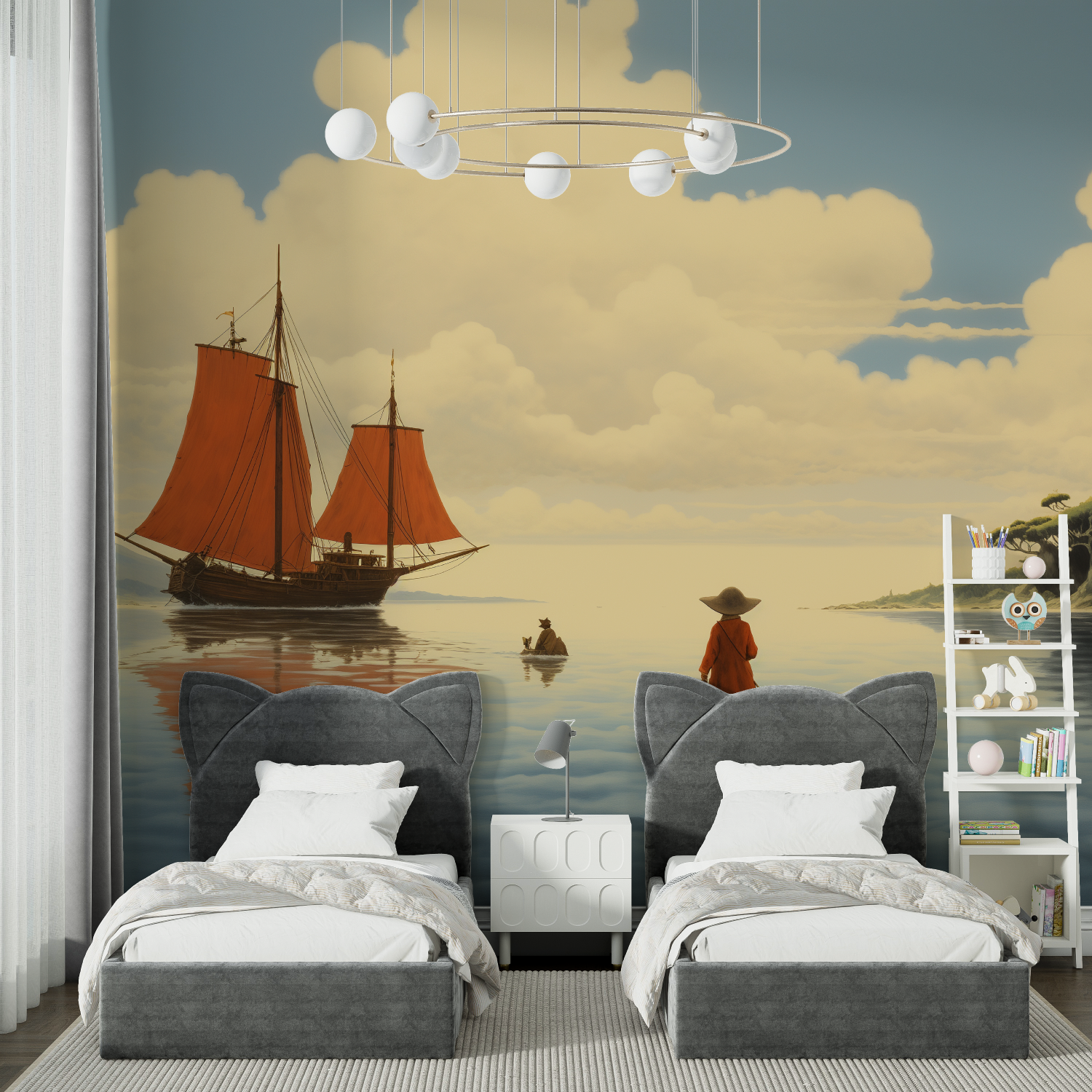 Nautical Adventure Teen Wallpaper | Murals Wallpaper