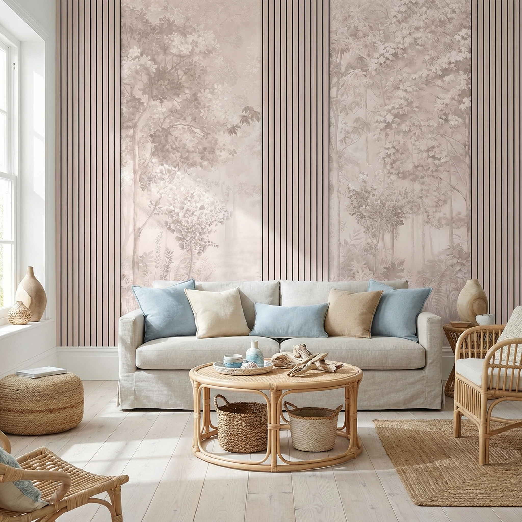 Soft Coastal Dunes Landscape Mural Wallpaper