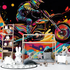 Graffiti Motorcycle Mural Wallpaper | Murals Wallpaper