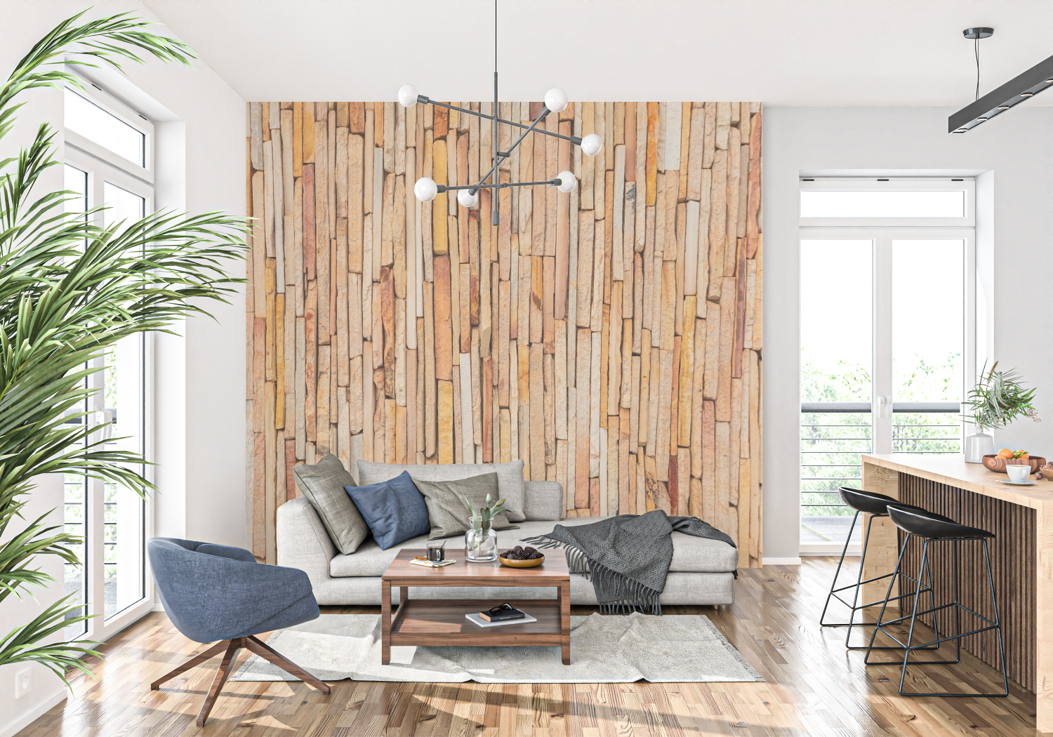 Natural Bamboo Wallpaper | Murals Wallpaper