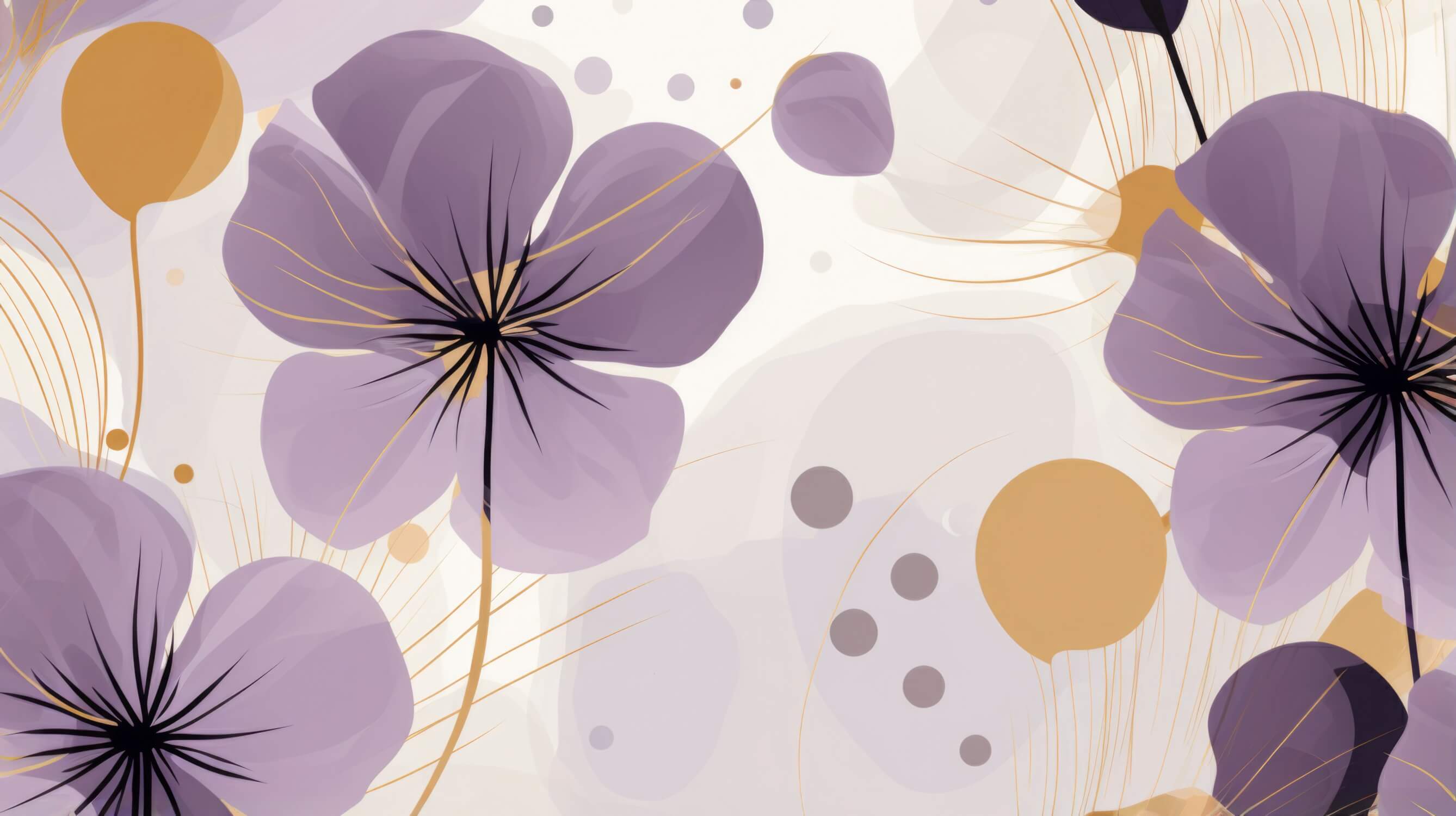 Purple and Gray Wallpaper | Murals Wallpaper