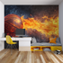 Balloon Flames Basketball Wallpaper | Murals Wallpaper