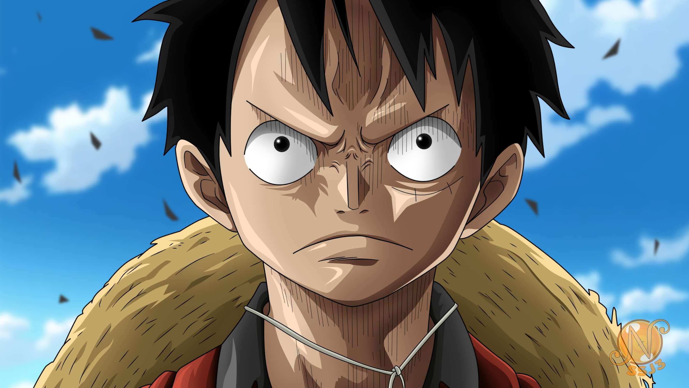 One Piece Angry Luffy Wallpaper | Murals Wallpaper