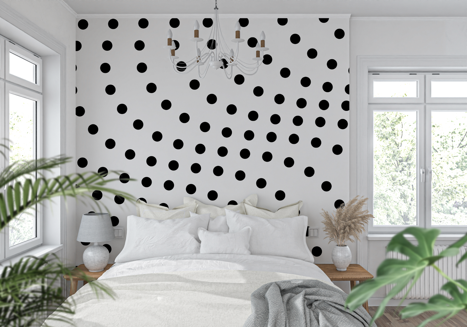Black Background Flower Wallpaper | Murals Wallpaper